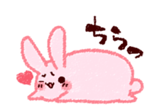 Sticker of love rabbit 2 sticker #8752585
