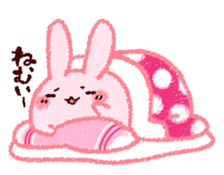 Sticker of love rabbit 2 sticker #8752588