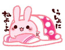 Sticker of love rabbit 2 sticker #8752589