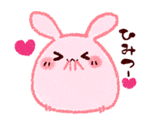 Sticker of love rabbit 2 sticker #8752590