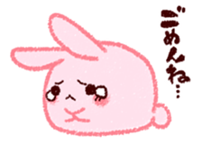 Sticker of love rabbit 2 sticker #8752601
