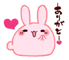 Sticker of love rabbit 2 sticker #8752602