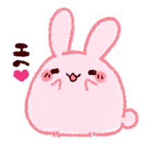 Sticker of love rabbit 2 sticker #8752604