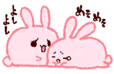 Sticker of love rabbit 2 sticker #8752612