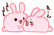 Sticker of love rabbit 2 sticker #8752613