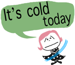 *BIG CHARACTER* winter - English ver. - sticker #8753020