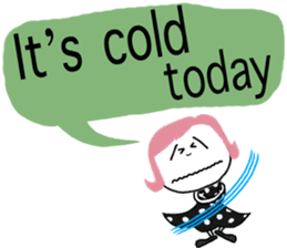 *BIG CHARACTER* winter - English ver. - sticker #8753020