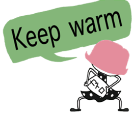 *BIG CHARACTER* winter - English ver. - sticker #8753022