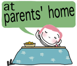 *BIG CHARACTER* winter - English ver. - sticker #8753029