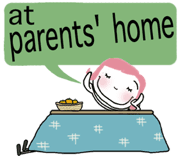 *BIG CHARACTER* winter - English ver. - sticker #8753029