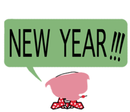 *BIG CHARACTER* winter - English ver. - sticker #8753044