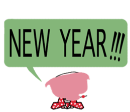 *BIG CHARACTER* winter - English ver. - sticker #8753044