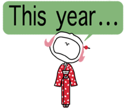 *BIG CHARACTER* winter - English ver. - sticker #8753046