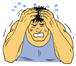 Bryan the muscle man RE sticker #8753151