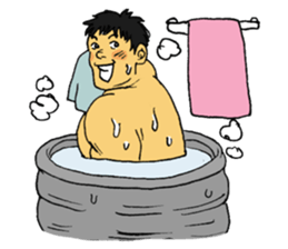 Bryan the muscle man RE sticker #8753152