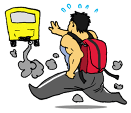 Bryan the muscle man RE sticker #8753167