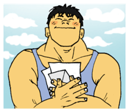 Bryan the muscle man RE sticker #8753168