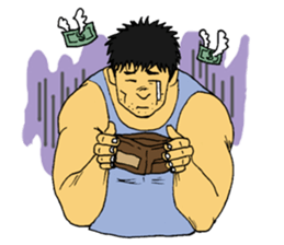 Bryan the muscle man RE sticker #8753170