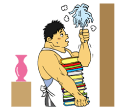 Bryan the muscle man RE sticker #8753172