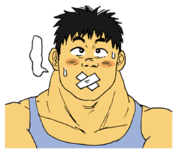 Bryan the muscle man RE sticker #8753175