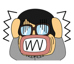 Hiroaki,lovable"Otaku" sticker #8753794