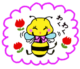 Easy to use honorific of bees Rin-chan sticker #8754085