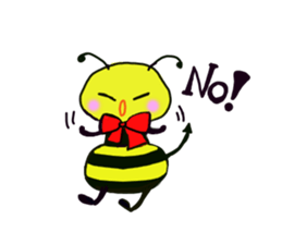 Easy to use honorific of bees Rin-chan sticker #8754087