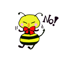 Easy to use honorific of bees Rin-chan sticker #8754087