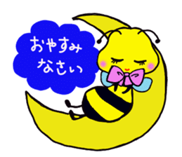 Easy to use honorific of bees Rin-chan sticker #8754095