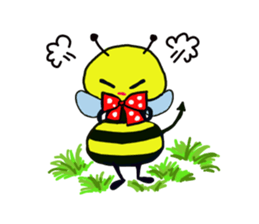 Easy to use honorific of bees Rin-chan sticker #8754097
