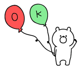 **Sticker of a cute bear vol.2** sticker #8755066