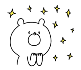 **Sticker of a cute bear vol.2** sticker #8755084