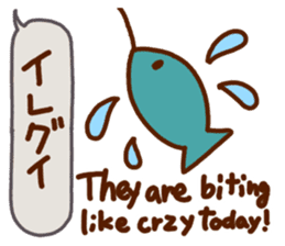 a fisherman(cat) sticker #8755110