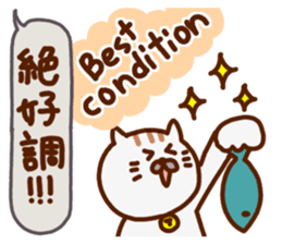 a fisherman(cat) sticker #8755112