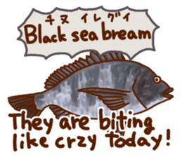 a fisherman(cat) sticker #8755119