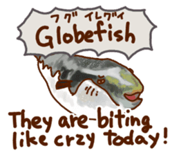 a fisherman(cat) sticker #8755129