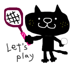 KUROSUKE of black cat (soft tennis ver.) sticker #8755258