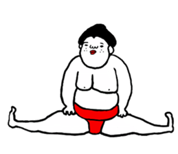 The world of the mysterious sumo sticker #8755698