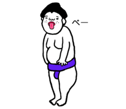 The world of the mysterious sumo sticker #8755699