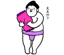 The world of the mysterious sumo sticker #8755711
