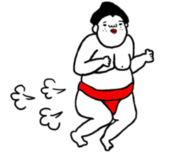 The world of the mysterious sumo sticker #8755713