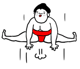 The world of the mysterious sumo sticker #8755717
