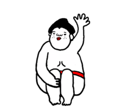 The world of the mysterious sumo sticker #8755721