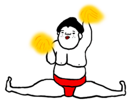 The world of the mysterious sumo sticker #8755723