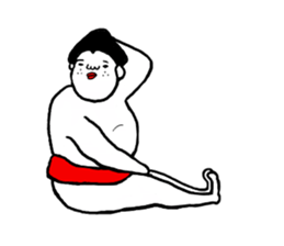 The world of the mysterious sumo sticker #8755727