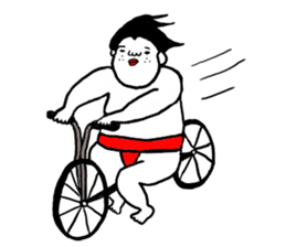 The world of the mysterious sumo sticker #8755732