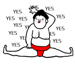 The world of the mysterious sumo sticker #8755735