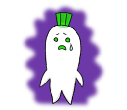 Japanese white radish 5 sticker #8756266