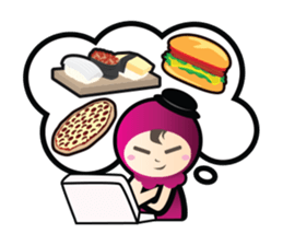 Liz Office Working 2 sticker #8756961