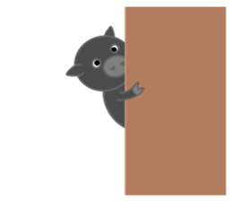 Curry loves black pig of Chelsea sticker #8757541